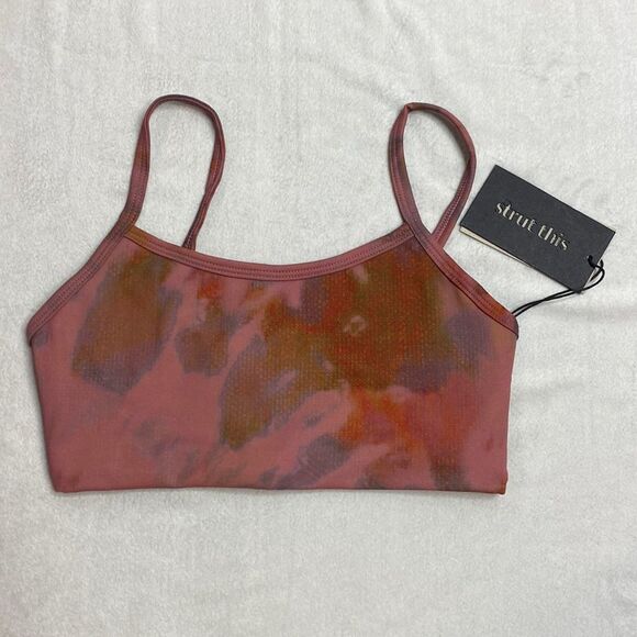 NWT Strut This Sports Bra Tie Dye Size OS - Picture 1 of 3